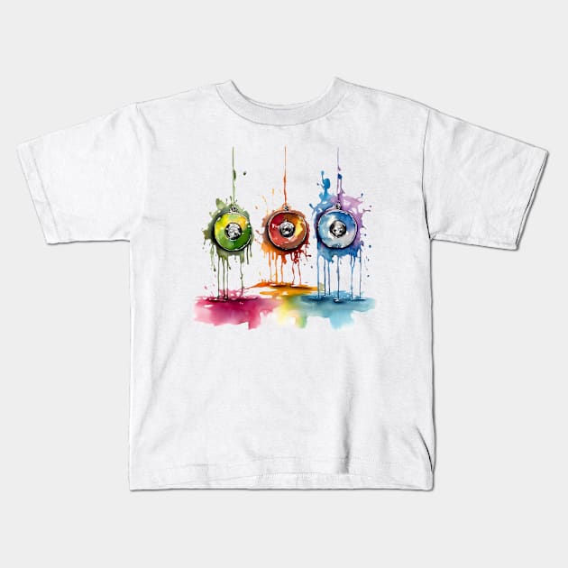 Triple CD Drip Kids T-Shirt by Young Inexperienced 